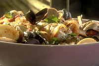 Linguine with Seafood Recipe | Emeril Lagasse | Food Network image