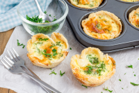 Green Chili Mexican Mini Quiches Recipe by Hannah Chorley image