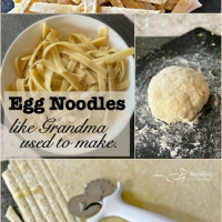 Homemade Egg Noodles - Like Mom and Grandma used to ma… image