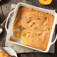 Easy Peach Cobbler With Cake Mix Recipe | LEAFtv image