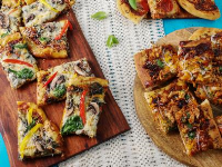 Sheet Pan Pizzas Recipe | Kardea Brown | Food Network image