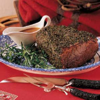 Herb-Crusted Roast Beef Recipe: How to Make It image