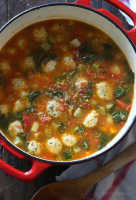 Turkey Meatball Vegetable Soup - Skinnytaste image