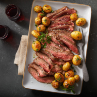 Oven-Roasted Flank Steak Recipe | Yummly image