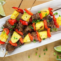 Grilled Pork and Pineapple Kabobs | Allrecipes image
