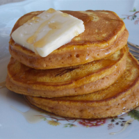 Simply Pumpkin Pancakes Recipe | Allrecipes image