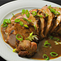 Roast Pork in Asian Brown Sauce Recipe | Allrecipes image