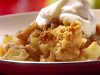 Apple Crisp with Bourbon Cream Recipe | Food Network image