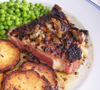 Pan-Broiled Steak With Whiskey Sauce Recipe - Food.com image