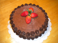 Chocolate-Covered Strawberries Cake Recipe - Food.com image