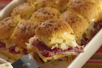 Baked Reuben Sliders - My Food and Family image