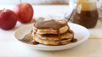 Caramel-Apple Pancakes Recipe - BettyCrocker.com image