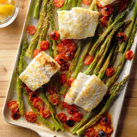 Cod and Asparagus Bake Recipe: How to Make It image