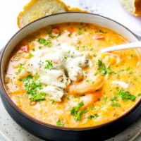 Slow-Cooker Shrimp & Crab Bisque - Yes to Yolks image