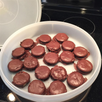 Chocolate Coated Peanut Butter Crackers Recipe | Allrec… image