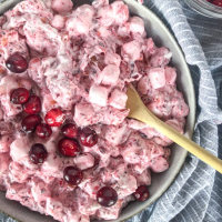 Easy Cranberry Fluff Recipe a fresh and festive holiday ... image