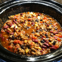 SLOW COOKER BEAN CHILI RECIPES
