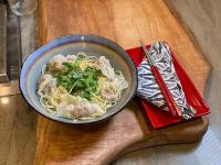 Wonton Noodle Soup Recipe | Jet Tila | Food Network image