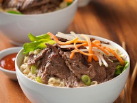 Beef Ramen Noodle Bowl - It's What's For Dinner image