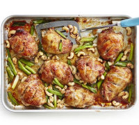 Sticky Chinese five-spice chicken traybake recipe | BBC ... image