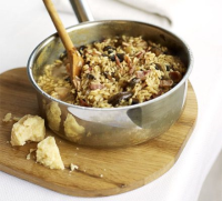 Bacon & mushroom risotto recipe | BBC Good Food image