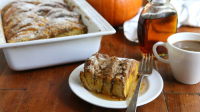 Make-Ahead Pumpkin-Cream Cheese Pancake Bake Recipe ... image