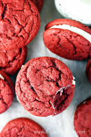 Red Velvet Sandwich Cookies — Let's Dish Recipes image