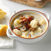 Tuscan Cauliflower Soup Recipe: How to Make It image