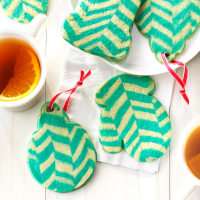 Chevron Ornament Cookies Recipe: How to Make It image