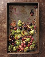 Roasted Brussels Sprouts and Grapes with Walnuts Recipe ... image
