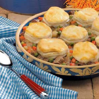 Beef Potpie with Biscuits Recipe: How to Make It image