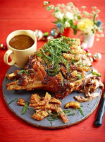 Pork leg roast recipe | Jamie Oliver roast pork recipes image