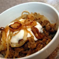 Lentils and Rice with Fried Onions (Mujadarrah) Recipe ... image