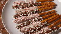 Best Holiday Pretzel Rods Recipe-How To Make Holiday ... image