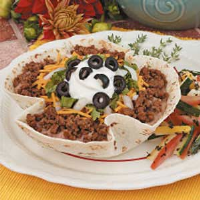 Taco Salad with Baked Shells Recipe: How to Make It image