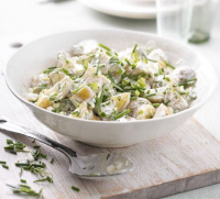 Healthier potato salad recipe | BBC Good Food image