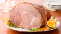 Baked Ham with Balsamic Brown Sugar Glaze Recipe ... image
