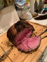 Prime Rib With Garlic Herb Butter Recipe - Food.com image