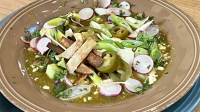 Green, Mean Vegetable-Chile Tortilla Soup | Rachael Ray ... image
