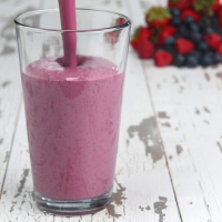 Vanilla Berry Protein Smoothie Recipe by Tasty image