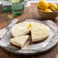 Lemon Cheesecake with Digestive Biscuit Base | Desserts ... image