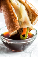 Slow Cooker French Dip Sandwich with Caramelized Onions ... image