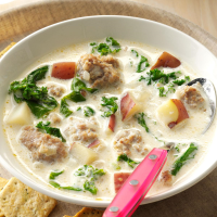 Leek & potato soup recipe | Jamie Oliver recipes image