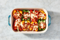 Best Chicken Parm Stuffed Peppers - How to Make ... - Delish image
