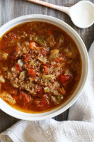 Chunky Beef, Cabbage and Tomato Soup (Instant Pot or Stove ... image