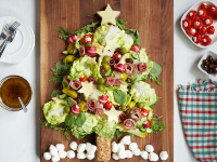 Christmas Tree Antipasto Salad Recipe | Food Network ... image