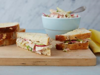 Chicken or Turkey Salad Sandwiches Recipe | Food Net… image