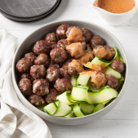 Air-Fryer Keto Meatballs Recipe: How to Make It image