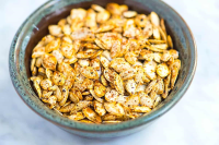 Easy Roasted Pumpkin Seeds - Easy Recipes for Home Cooks image