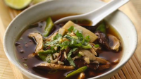 Asian Mushroom Chicken Soup Recipe - BettyCrocker.com image